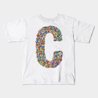 Sweet sprinkles - letter C Kids T-Shirt